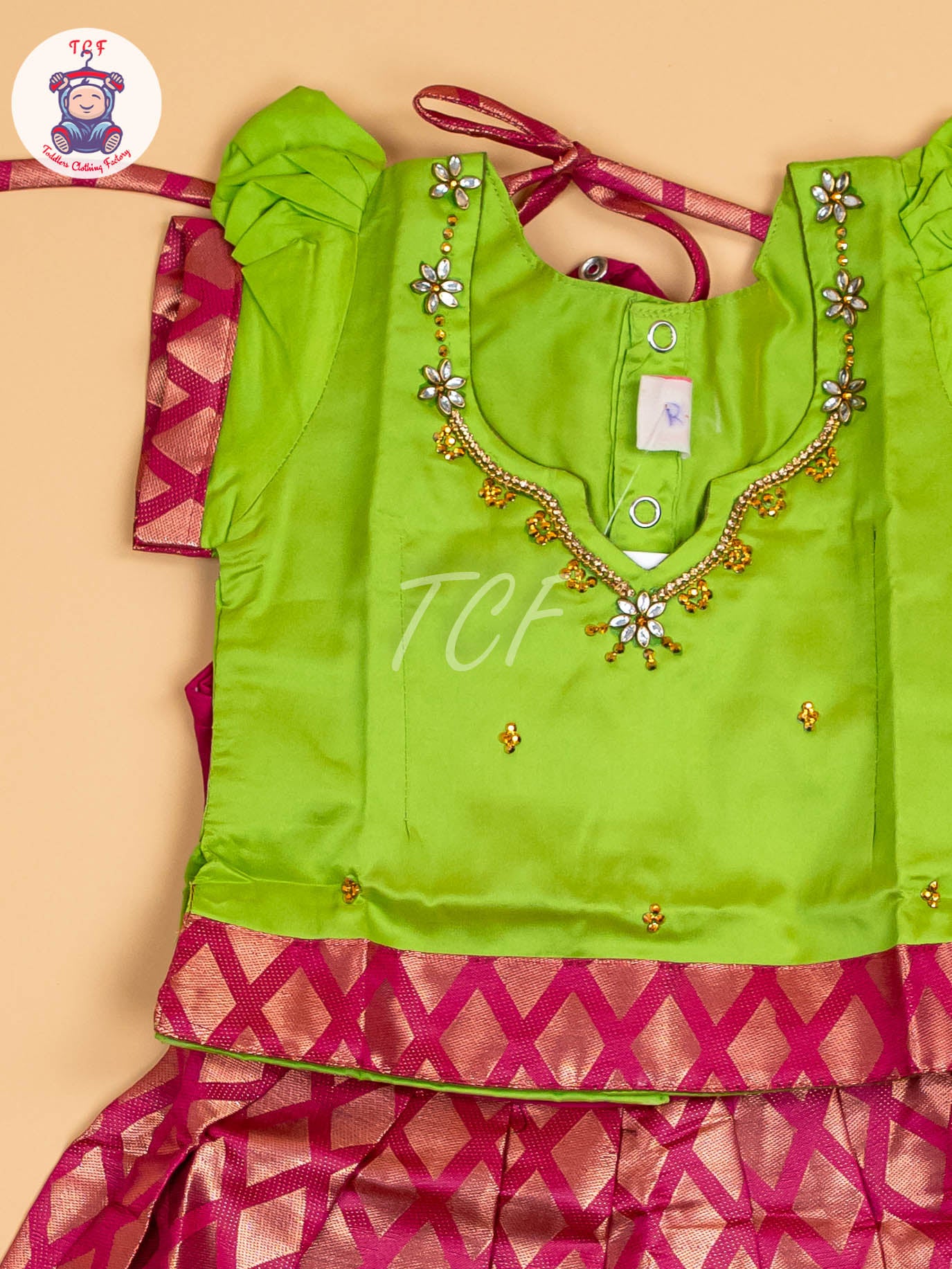 Green & Pink - Pavadai Sattai