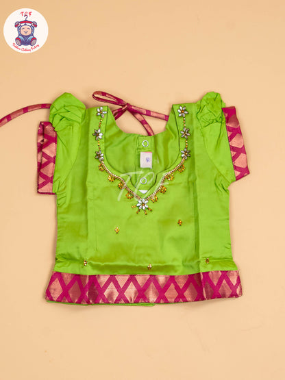 Green & Pink - Pavadai Sattai