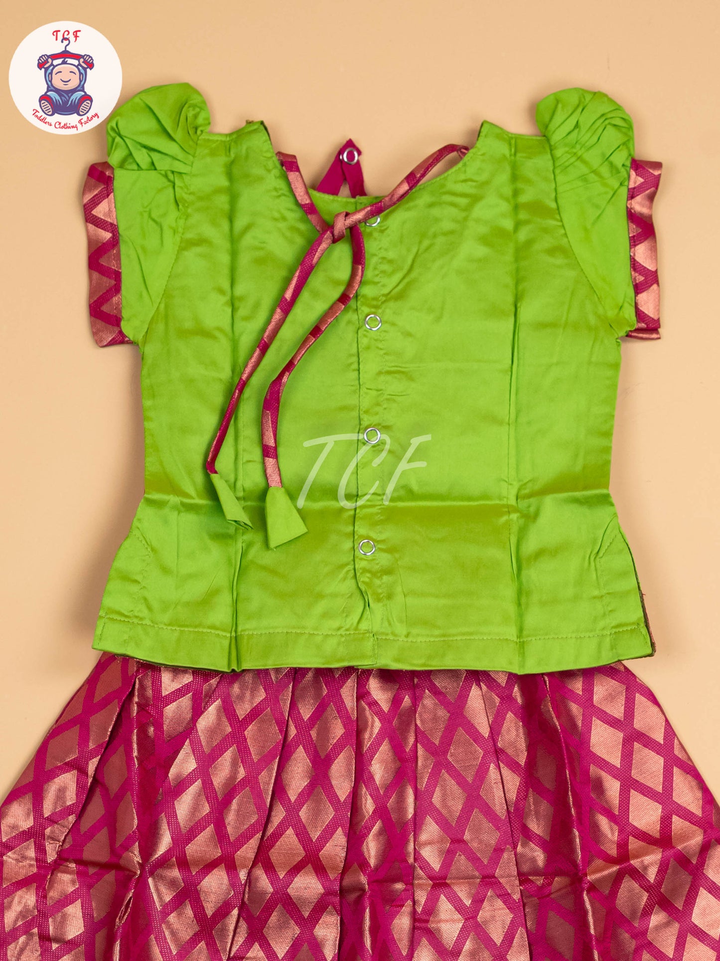 Green & Pink - Pavadai Sattai