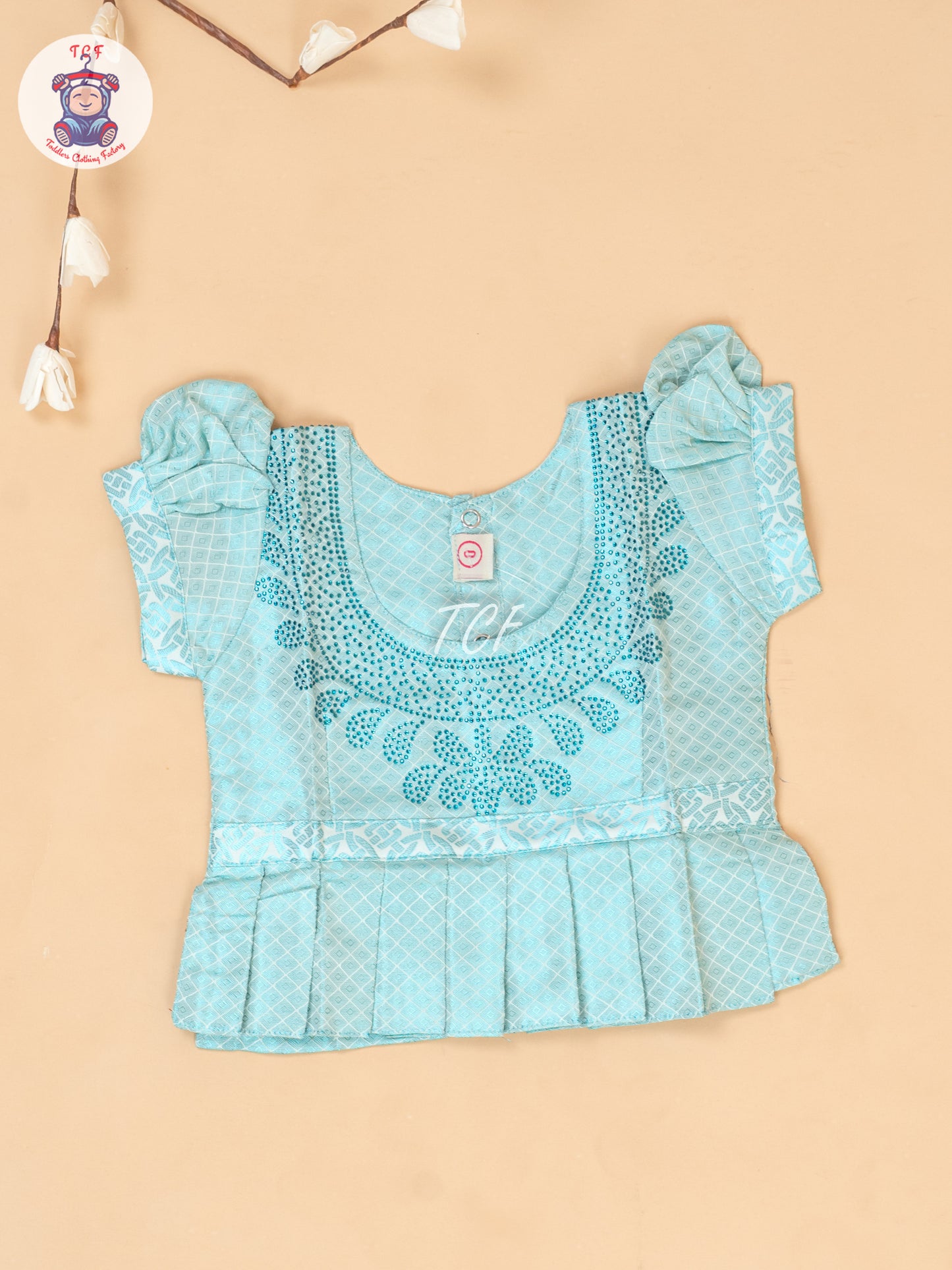 Blue -  Tissue Pavadai Sattai
