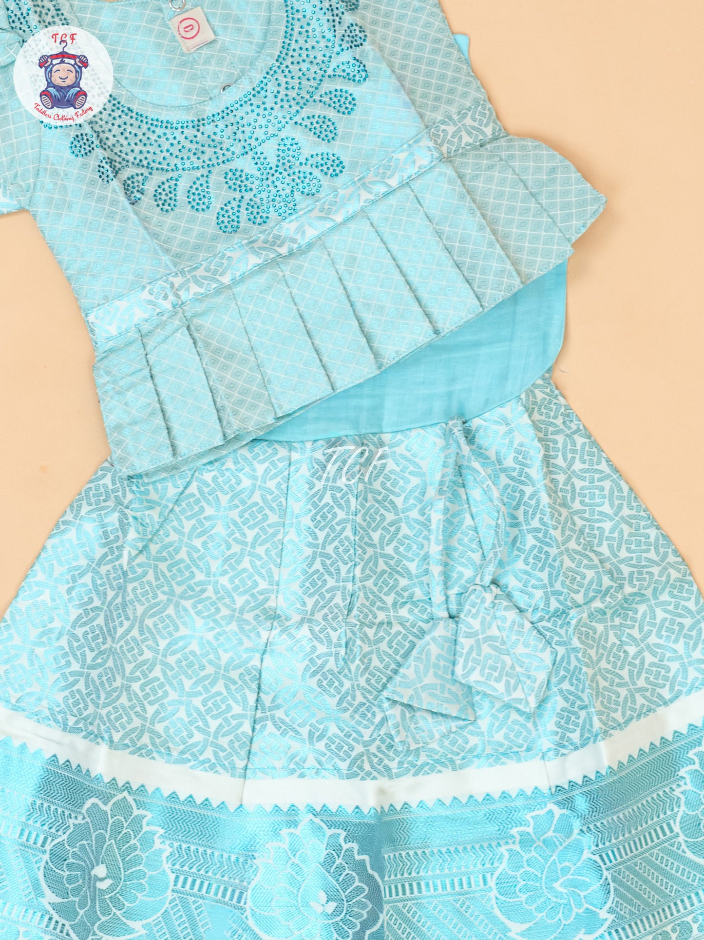 Blue -  Tissue Pavadai Sattai