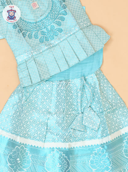 Blue -  Tissue Pavadai Sattai