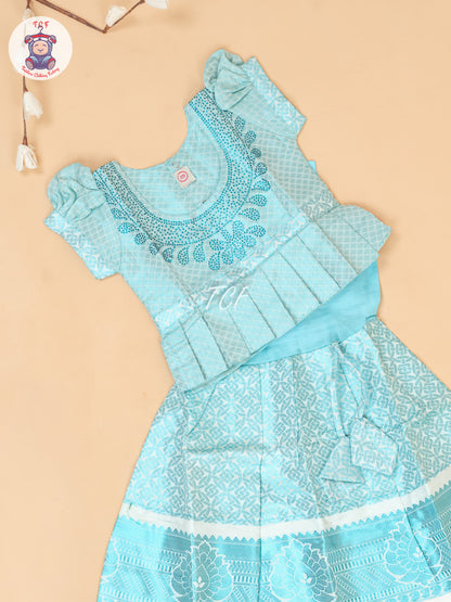 Blue -  Tissue Pavadai Sattai