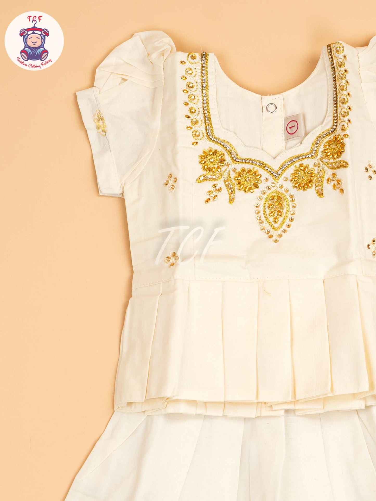 Half White Kerala Cotton - Pavadai Sattai