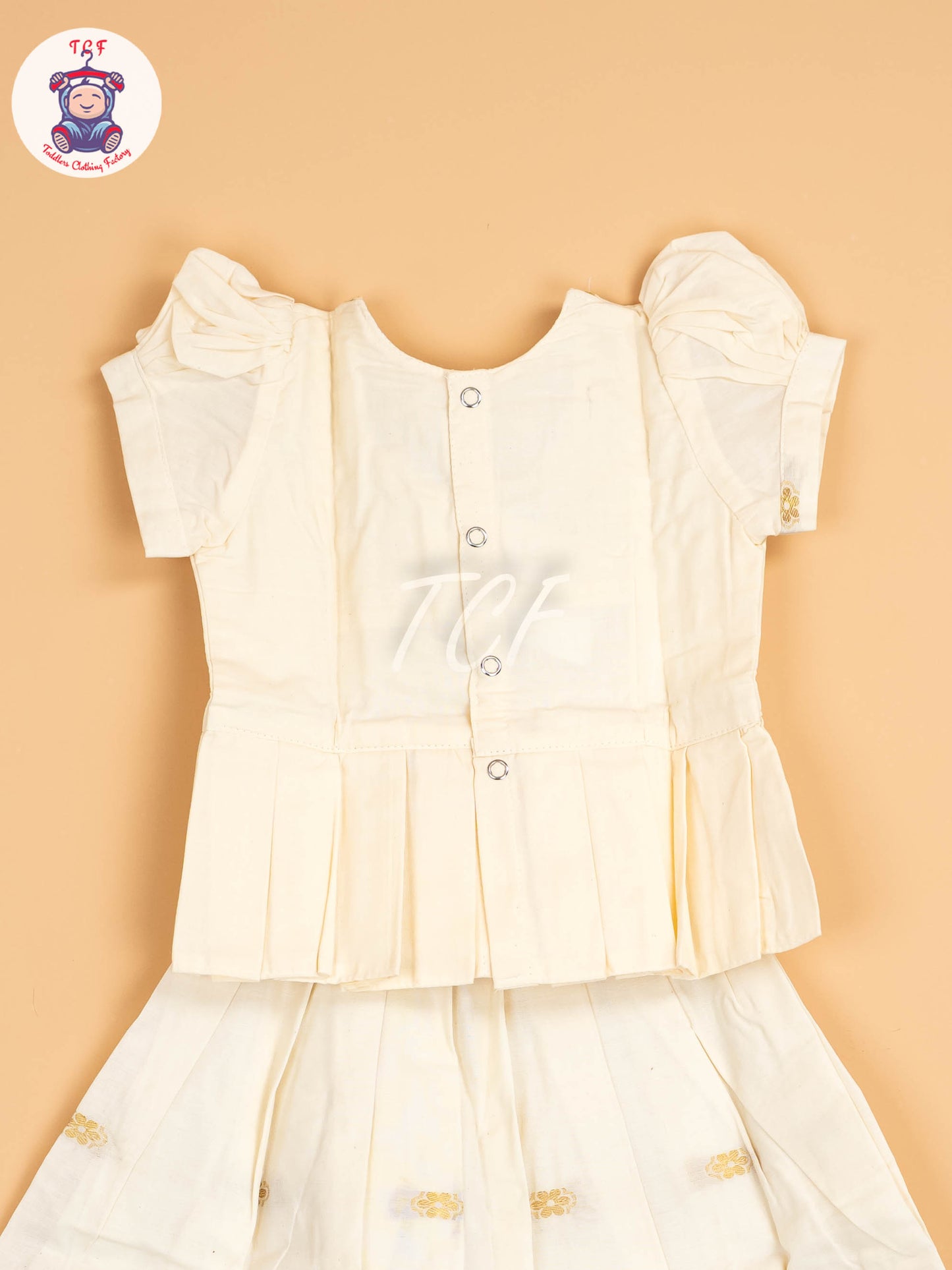 Half White Kerala Cotton - Pavadai Sattai