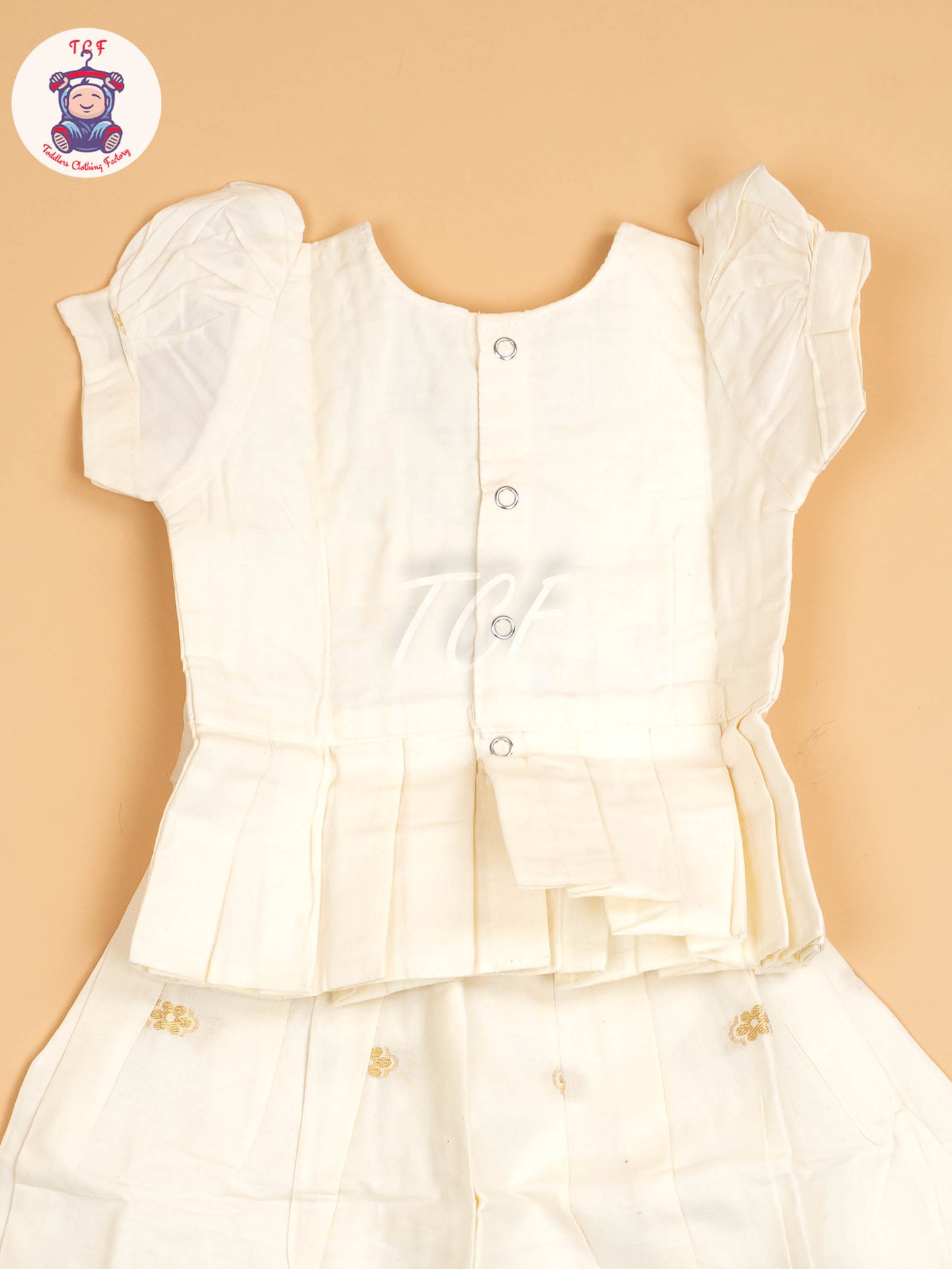 Half White Kerala Cotton - Pavadai Sattai