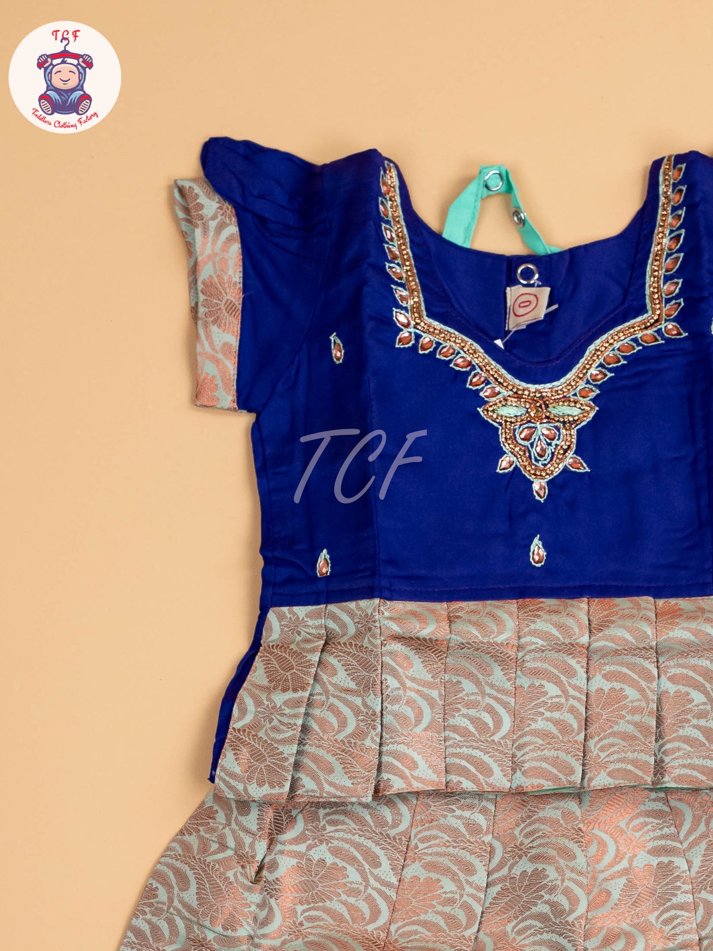 Violet & Light Green - Pavadai Sattai