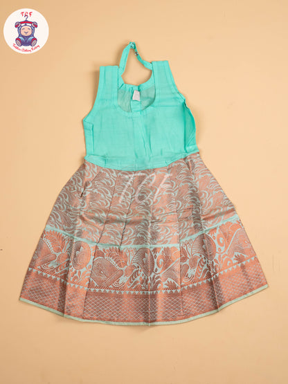 Violet & Light Green - Pavadai Sattai