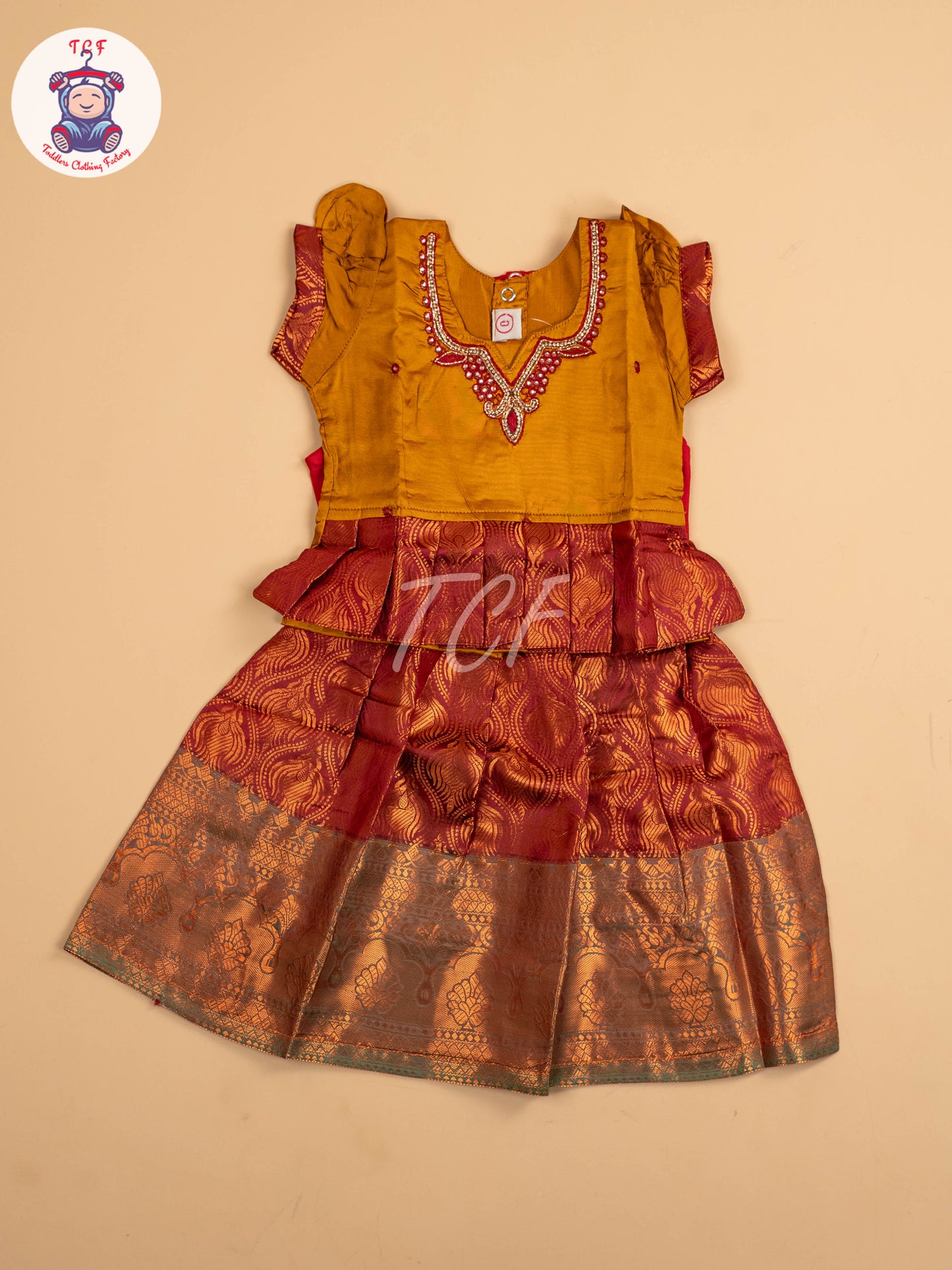 Mustard & Maroon - Pavadai Sattai