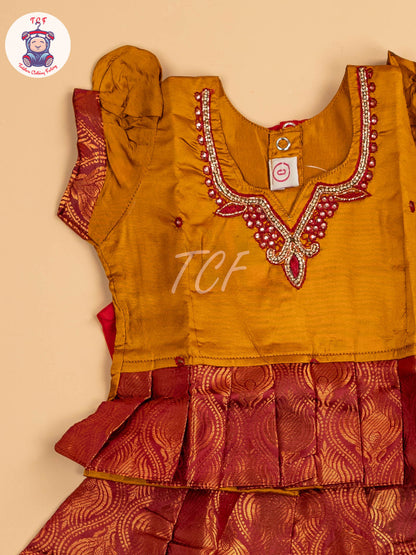 Mustard & Maroon - Pavadai Sattai