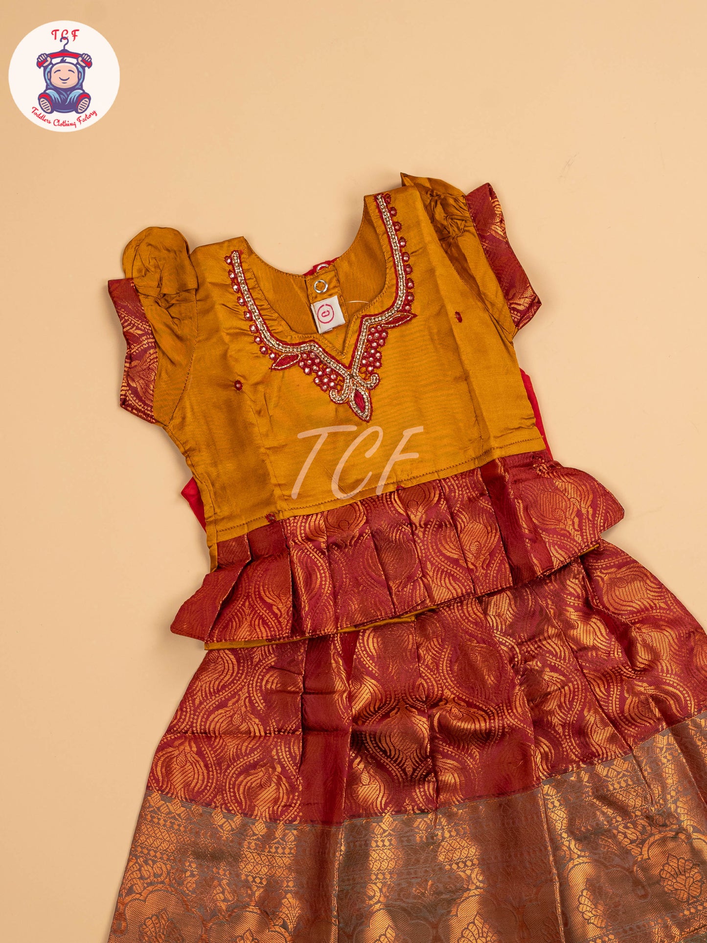 Mustard & Maroon - Pavadai Sattai