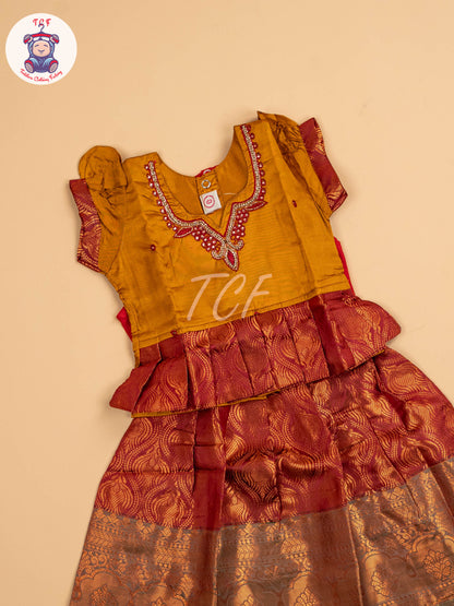 Mustard & Maroon - Pavadai Sattai