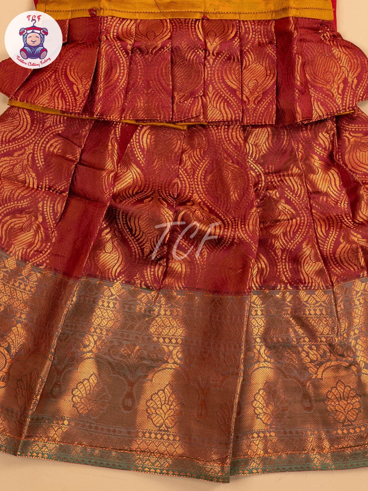 Mustard & Maroon - Pavadai Sattai