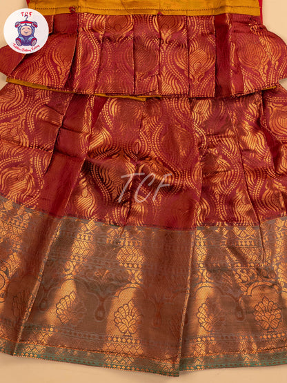 Mustard & Maroon - Pavadai Sattai