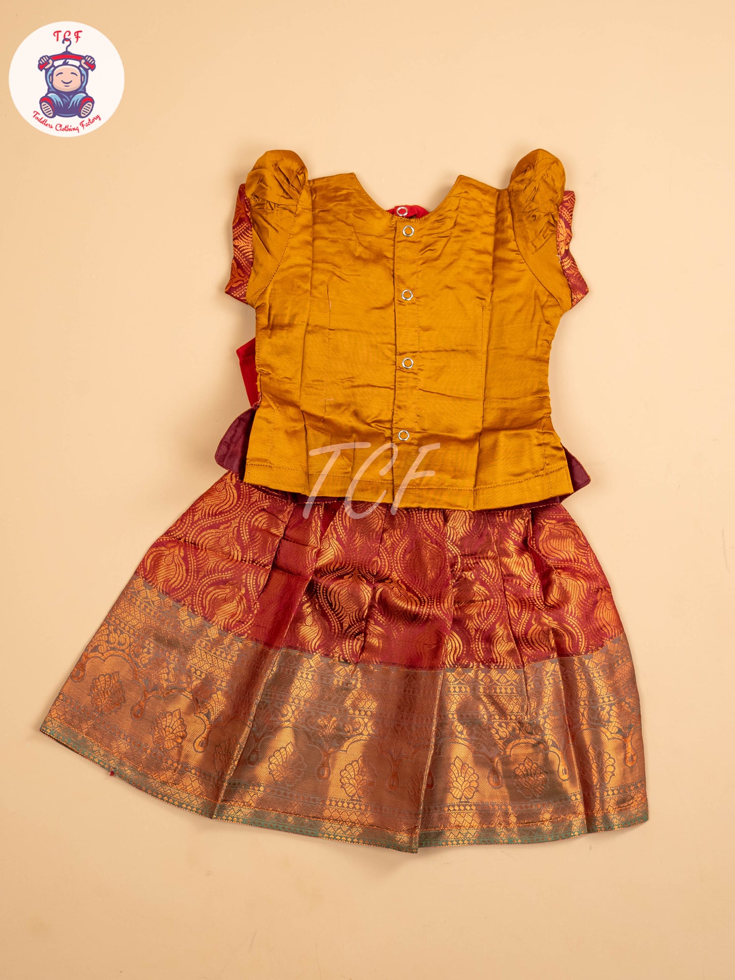 Mustard & Maroon - Pavadai Sattai