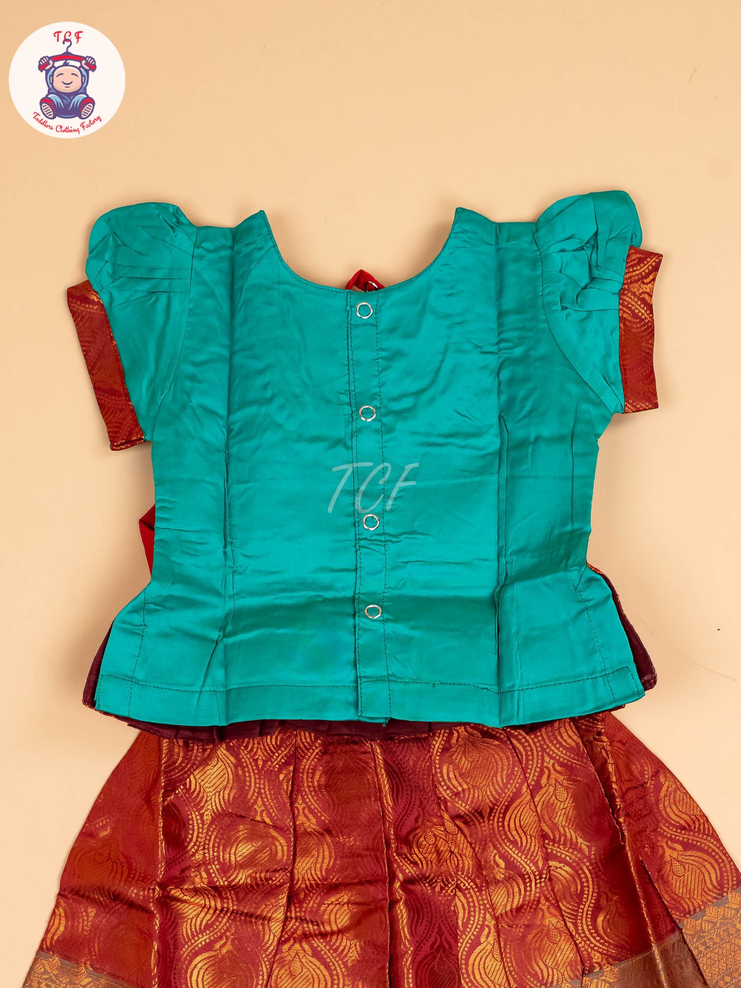 Green & Maroon - Pavadai Sattai