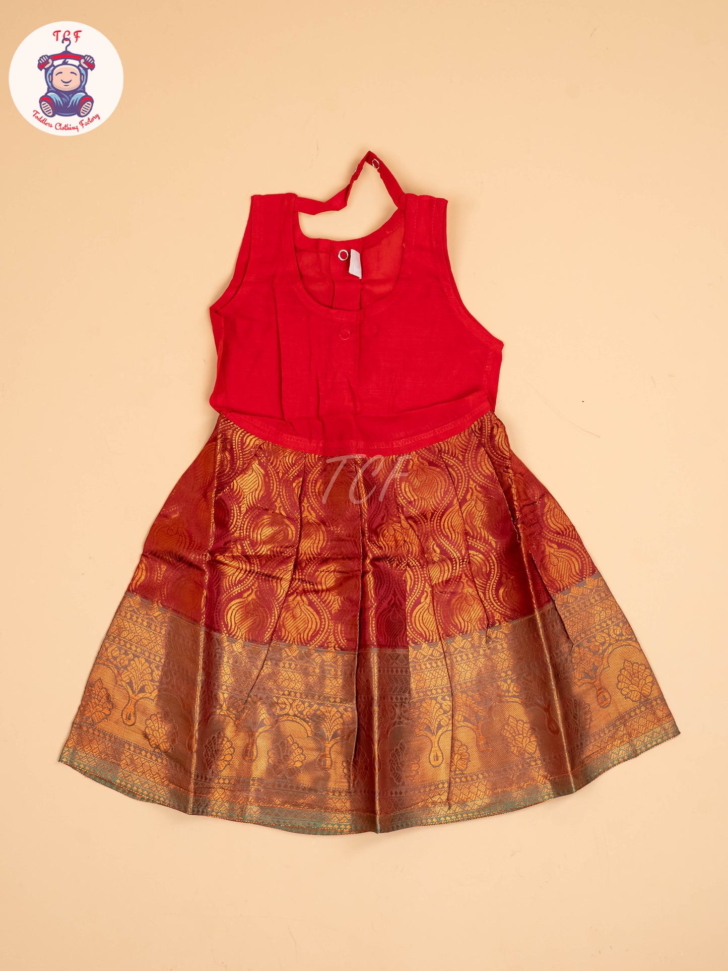 Green & Maroon - Pavadai Sattai