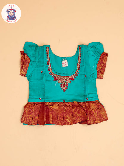 Green & Maroon - Pavadai Sattai