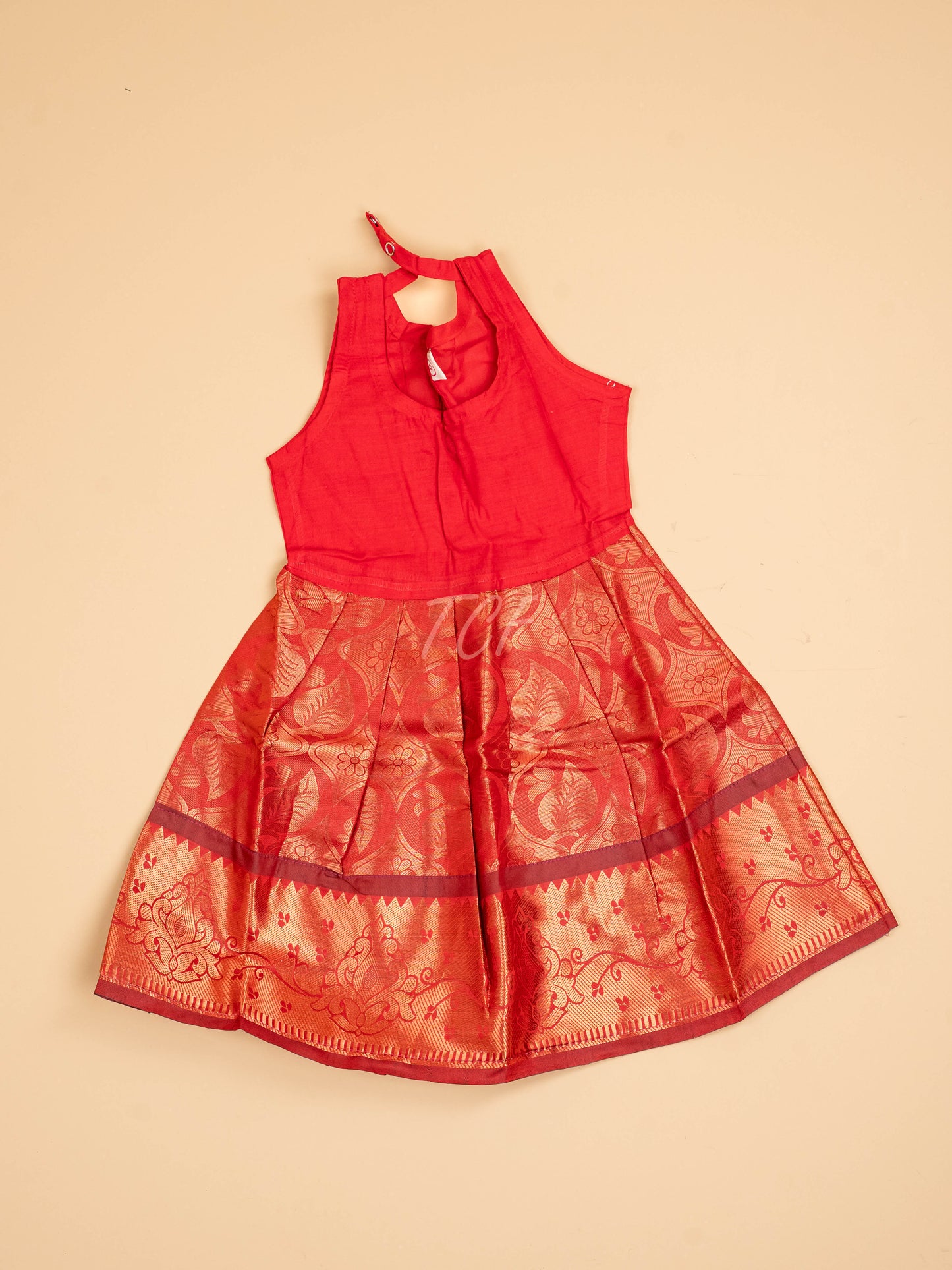 Lite Green & Maroon - Pavadai Sattai