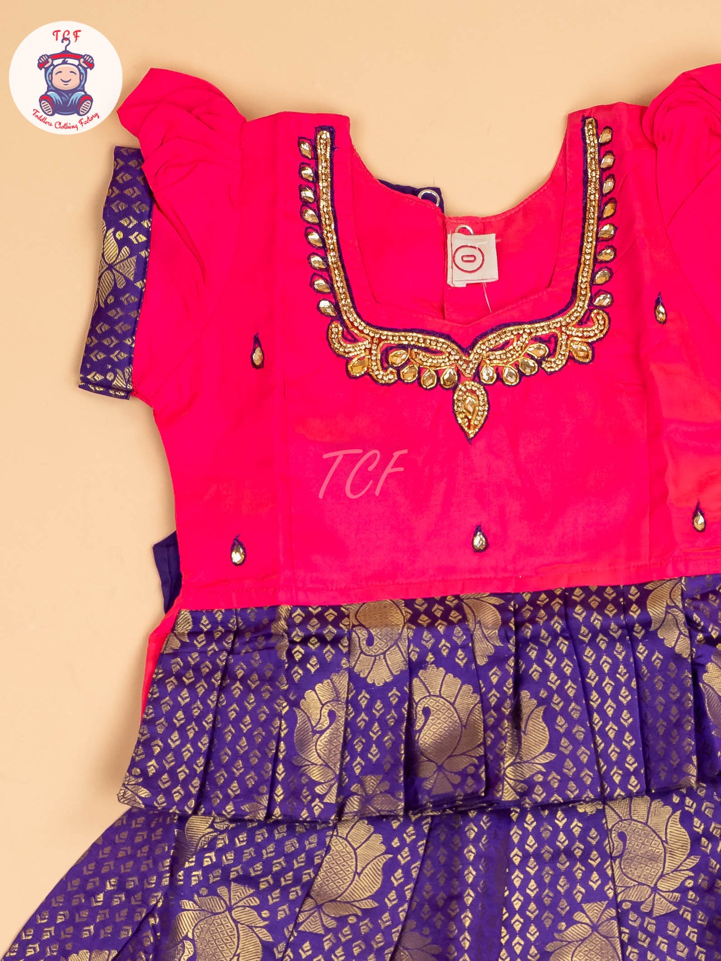 Pink & Violet - Pavadai Sattai