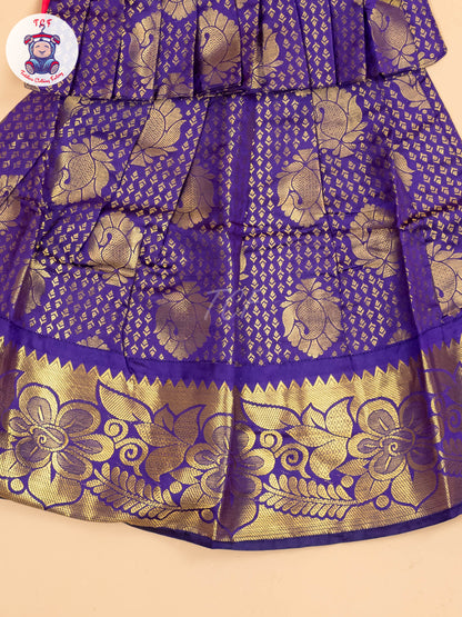 Pink & Violet - Pavadai Sattai