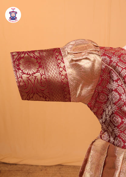 Wine - Long Frock