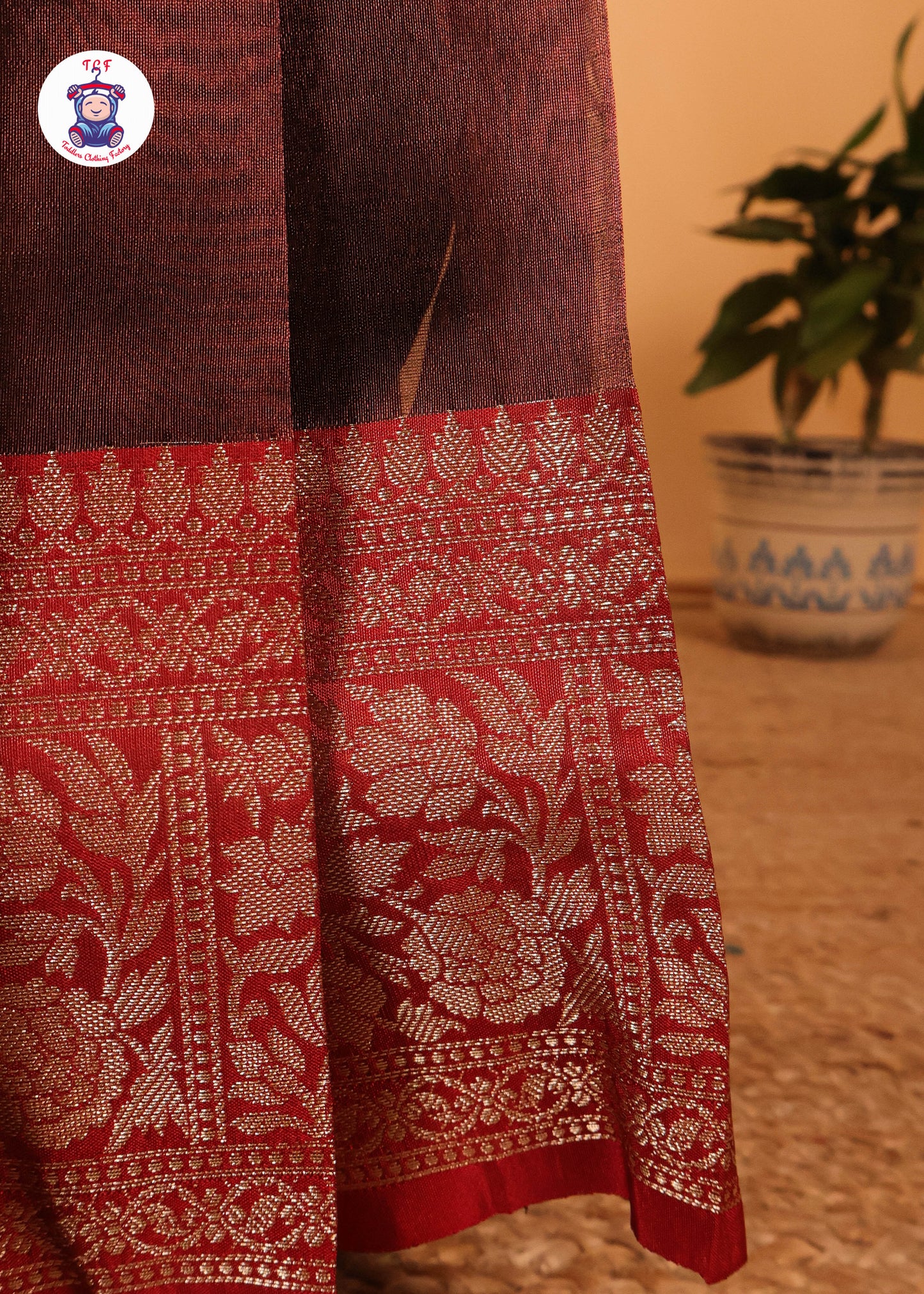 Umber Brown - Long Frock