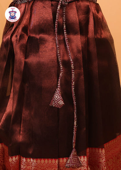 Umber Brown - Long Frock