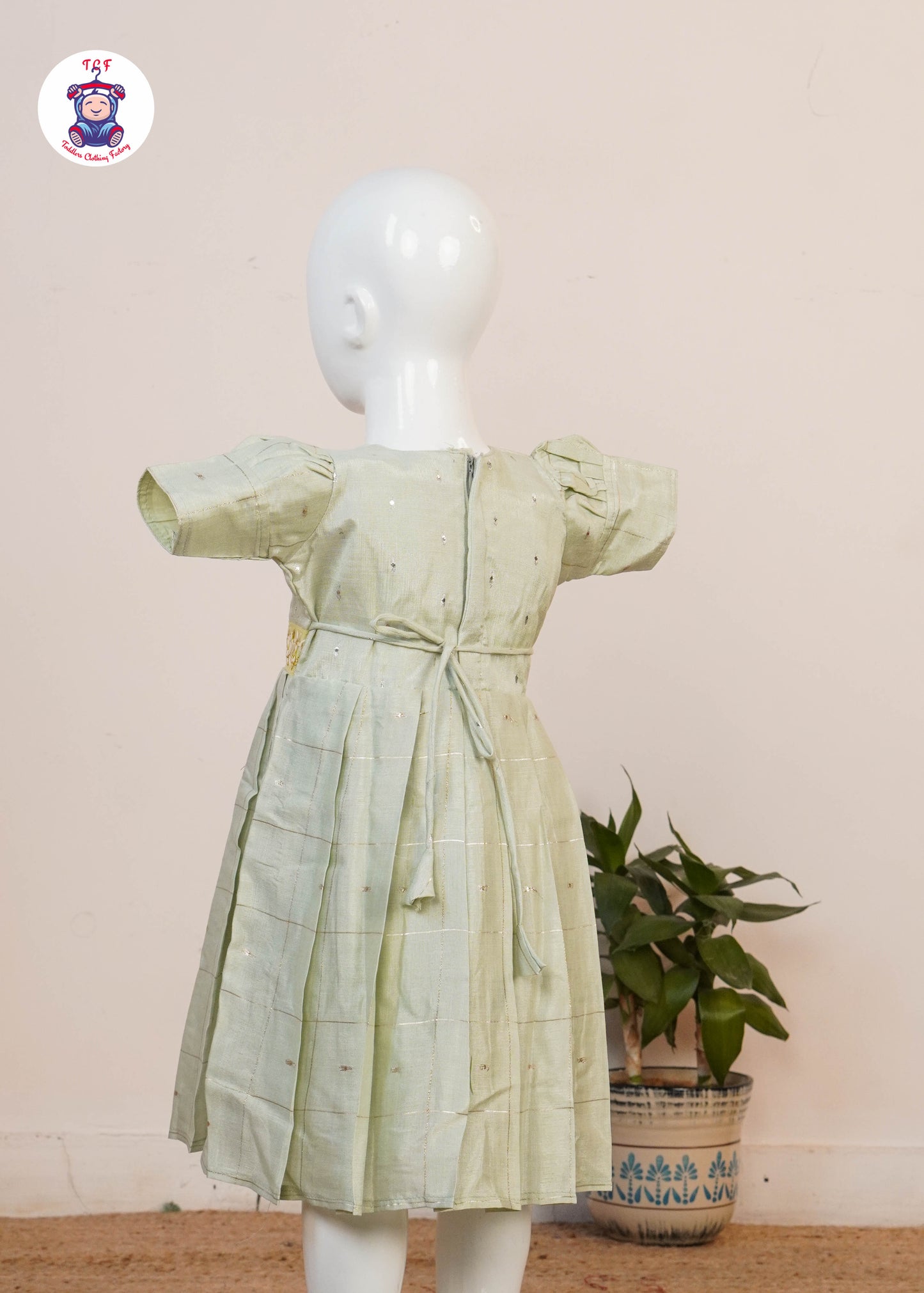 Pastel Green - Long Frock