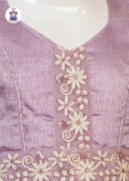 Light Violet - Long Frock
