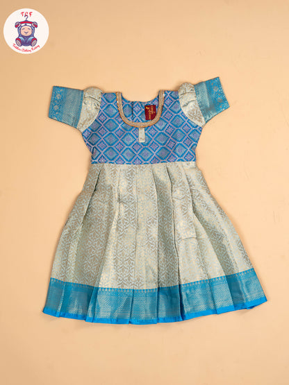 Sky Blue - Long Frock