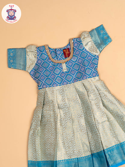 Sky Blue - Long Frock
