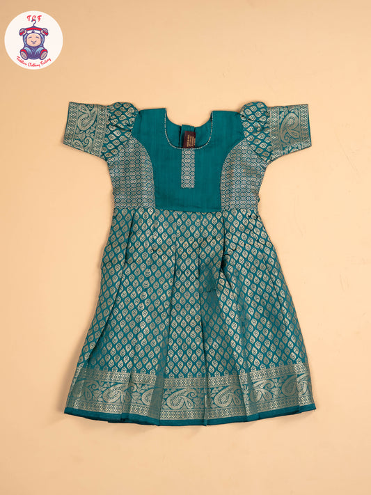 Bottle Green - Long Frock