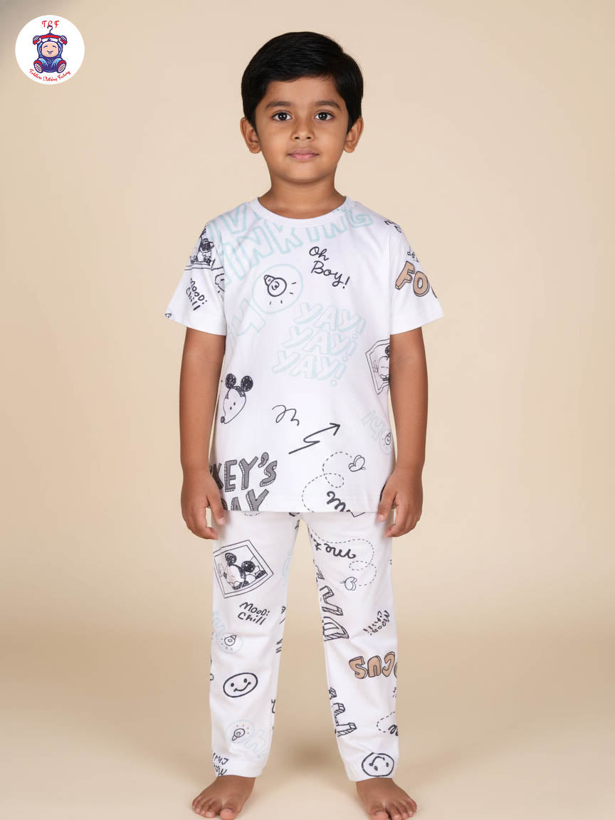 White - Unisex Co-ords Sets
