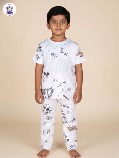 White - Unisex Co-ords Sets