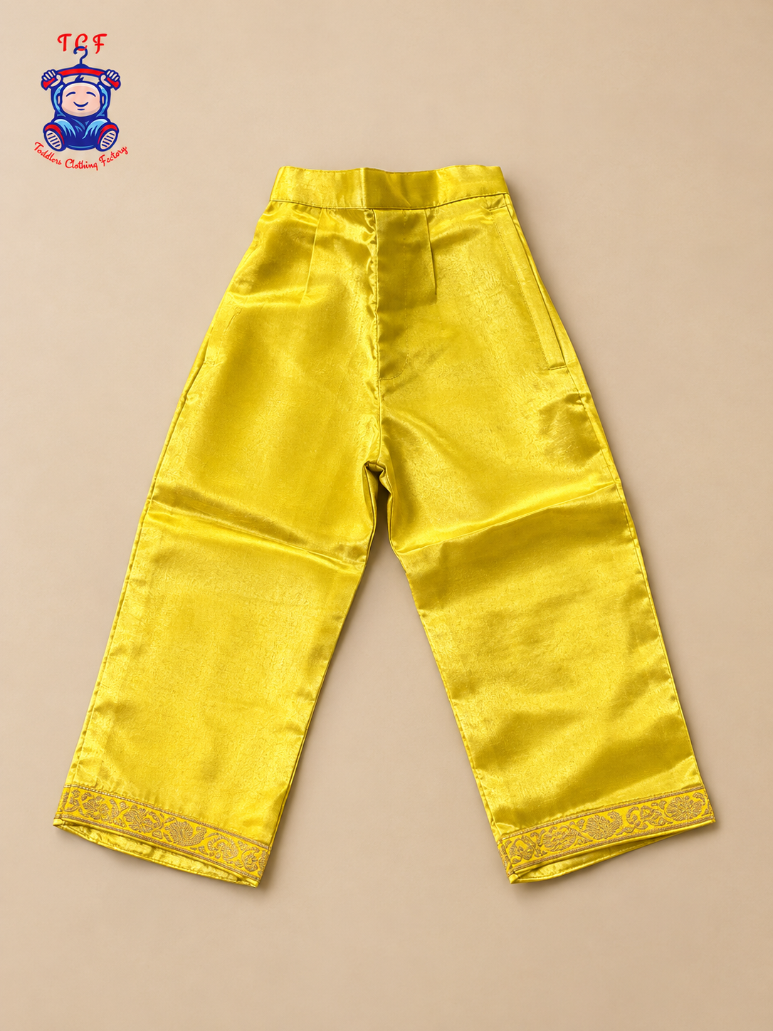 Mustard Yellow Blossom Embroidered Sharara Set for Girls