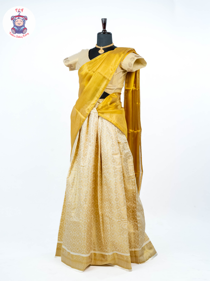 Kerala Cotton - Adult Readymade Half Saree