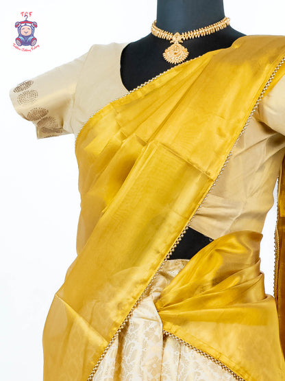 Kerala Cotton - Adult Readymade Half Saree