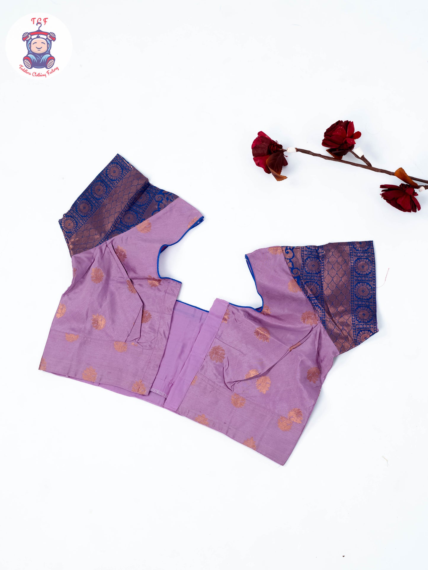 Lavender & Blue - Adult Readymade Half Saree