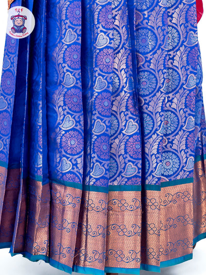 Blue & Pink -  Adult Readymade Half Saree