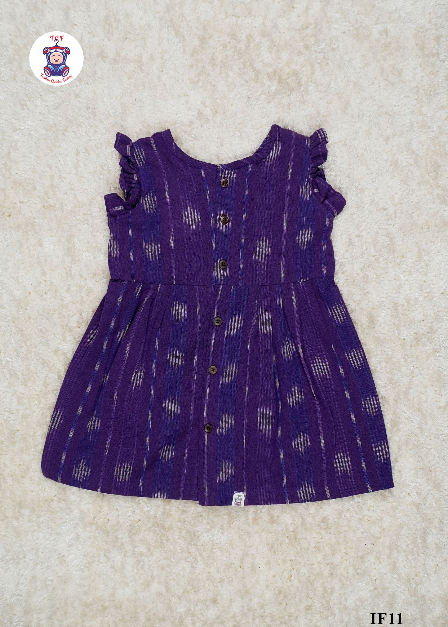 Violet - Girls Readymade Ikat Frocks