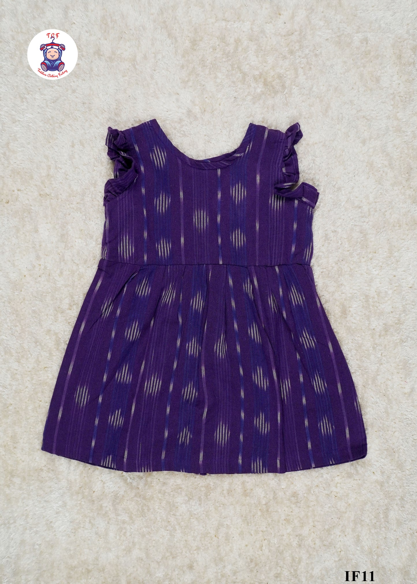 Violet - Girls Readymade Ikat Frocks