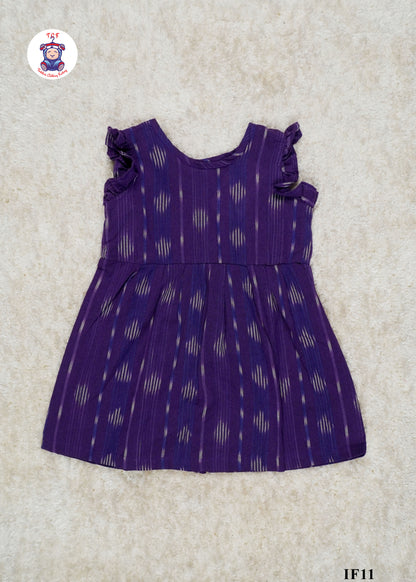 Violet - Girls Readymade Ikat Frocks