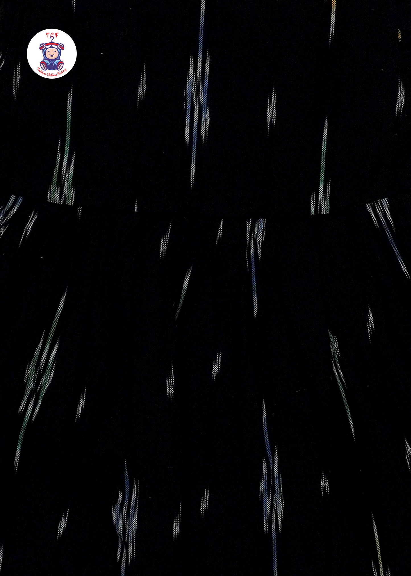 Black Medium - Girls Readymade Ikat Frocks