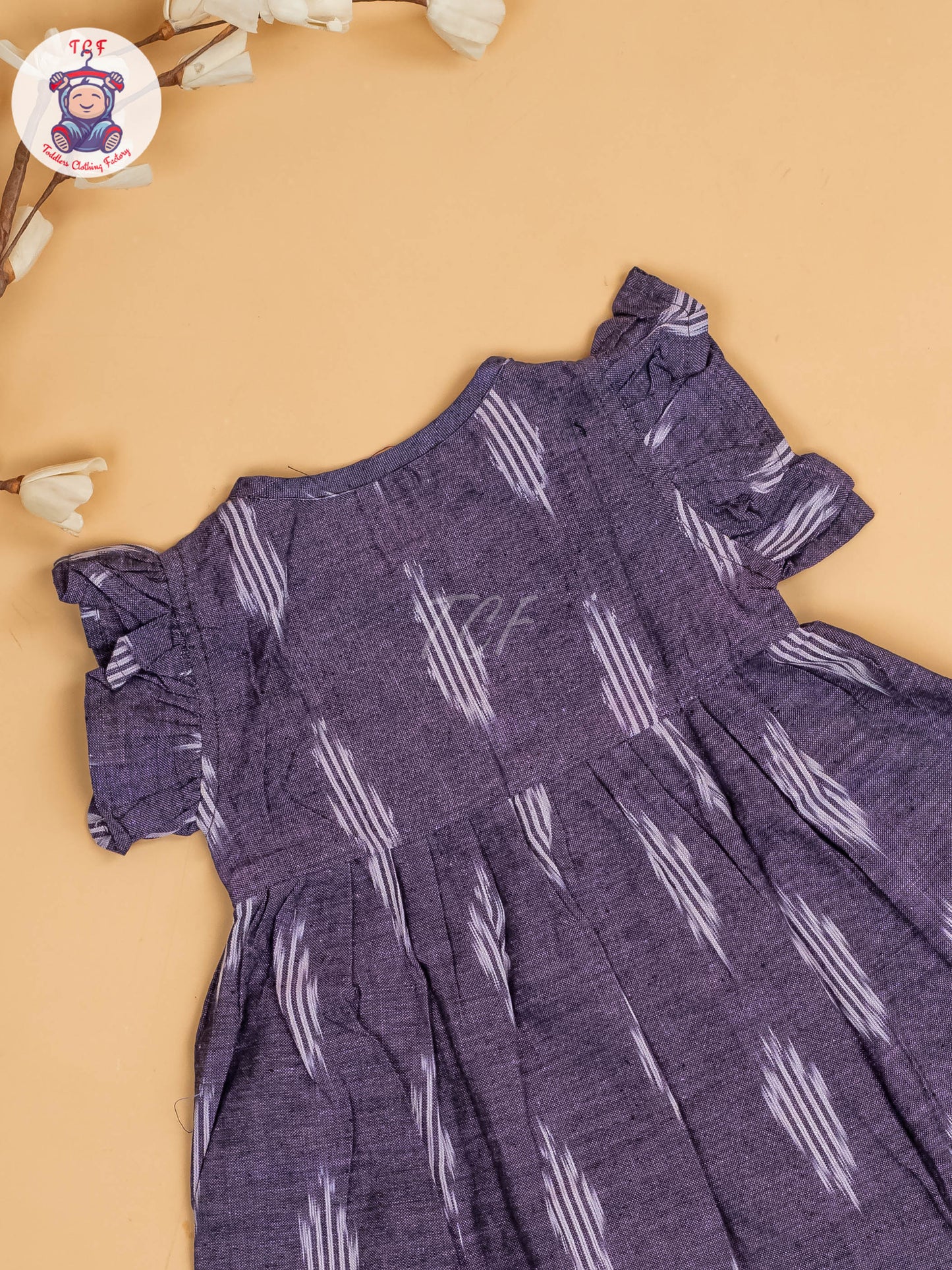 Lavender - Girls Readymade Ikat Frocks