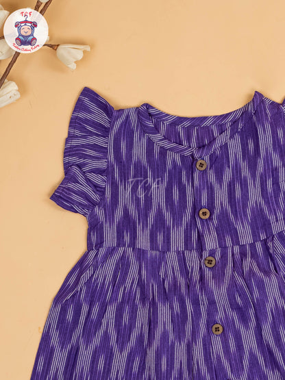 Violet - Girls Readymade Ikat Frocks