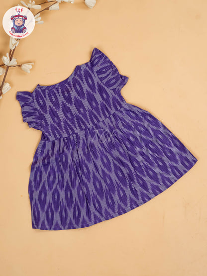 Violet - Girls Readymade Ikat Frocks