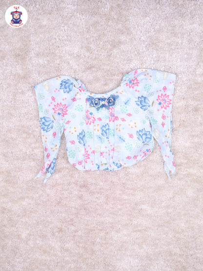 Light Blue - Girls Top & Mini Skirt
