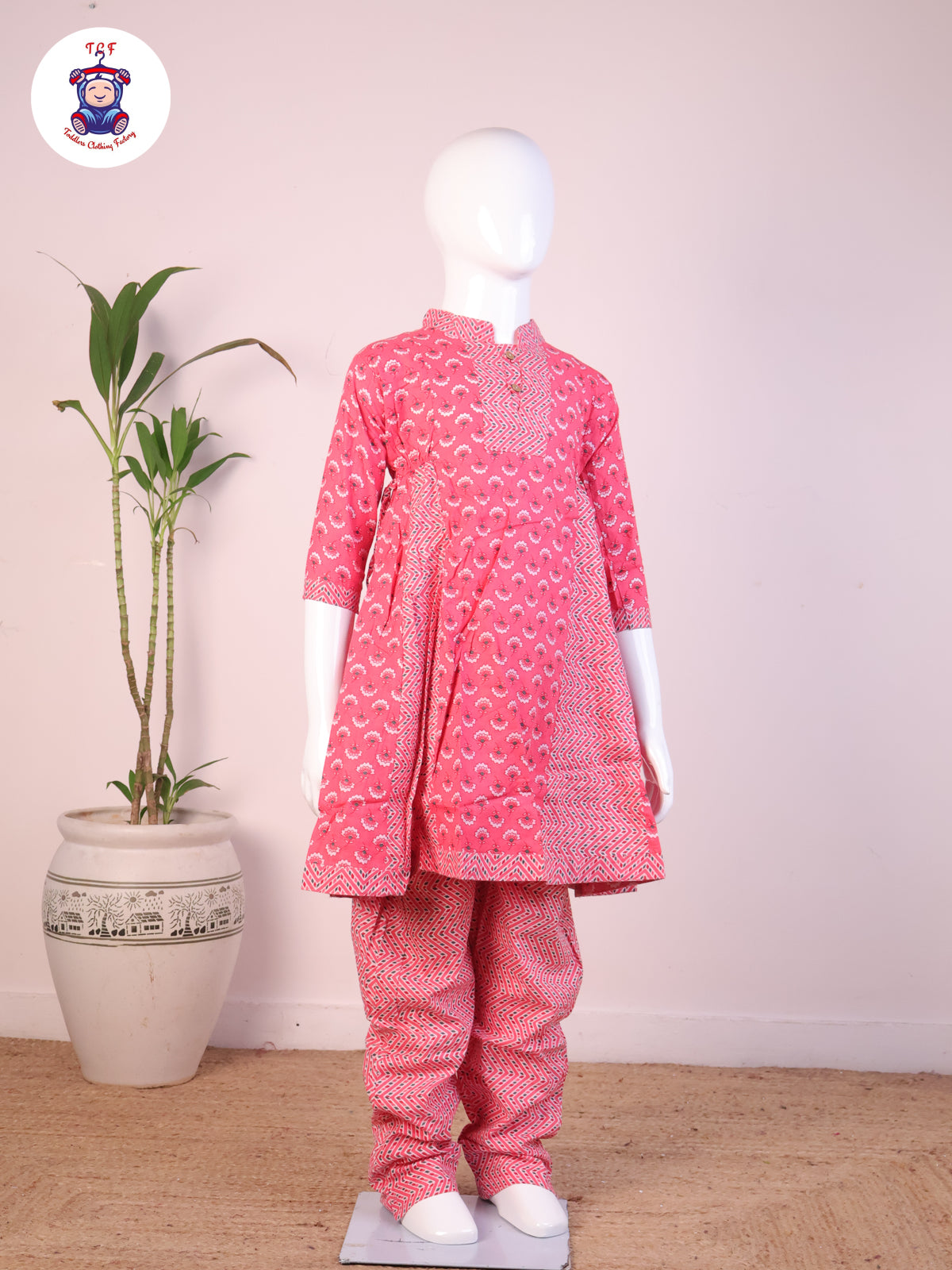 Pink - Printed Umbrella Set