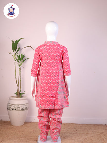 Pink - Printed Umbrella Set